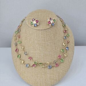 Gorgeous Vintage Swarovski Necklace and Earring Set